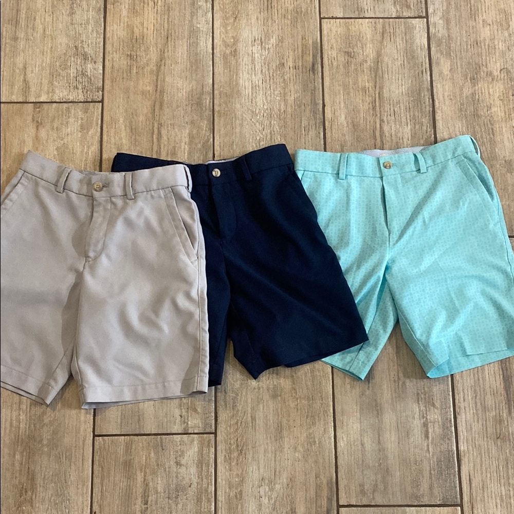 Kids Navy, Mint, and Gray Shorts Set